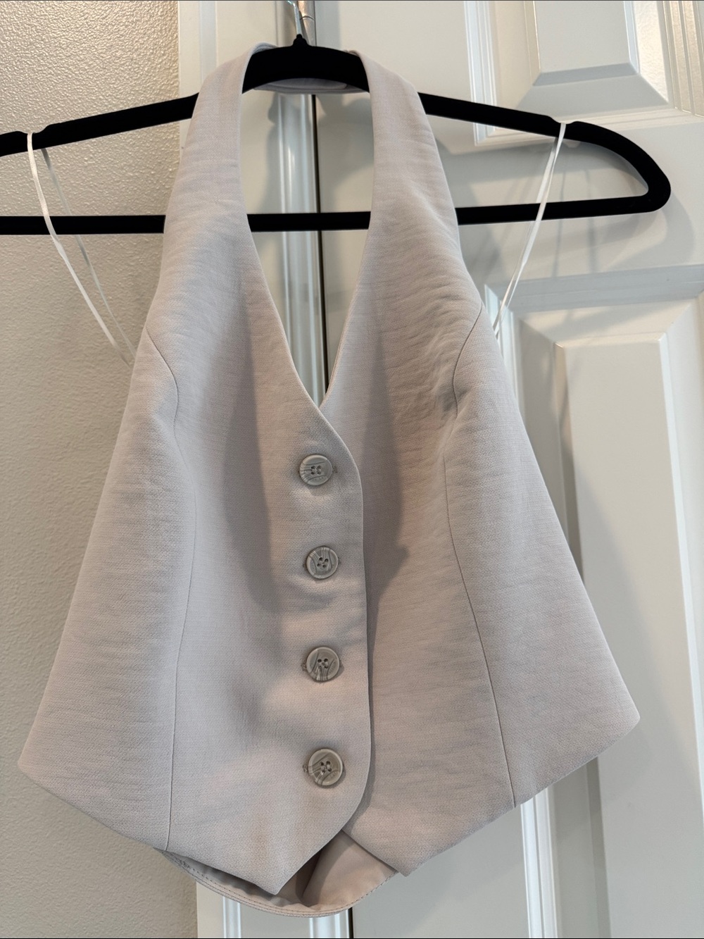Christian Lacroix Halter Button Vest Top